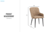 Picture of MARIEL Dining Chair (Taupe)