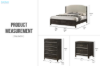 Picture of MONTEREY Genuine Mindi Wood Veneer Bedroom Combo Set - 4PC Queen Size
