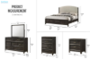 Picture of MONTEREY Genuine Mindi Wood Veneer Bedroom Combo Set - 6PC Queen Size