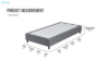 Picture of [FLOOR MODEL CLEARANCE] BAXTON King Single Size Bed Base