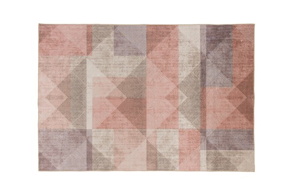 Picture of 398-014 ELEMENT Brilliant Rug (Pink Geometric Print) - 300x240cm