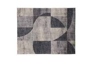 Picture of 398-015 ELEMENT Brilliant Rug (Charcoal Abstract Print) - 230x160cm