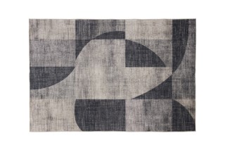 Picture of 398-016 ELEMENT Brilliant Rug (Charcoal Abstract Print) - 300x240cm