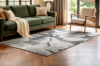 Picture of 398-017 ELEMENT Brilliant Rug (Grey Marble Print) - 230x160cm