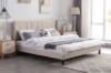 Picture of [FLOOR MODEL CLEARANCE] ALASKA Fabric Bed Frame (Beige) - Queen Size