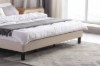 Picture of [FLOOR MODEL CLEARANCE] ALASKA Fabric Bed Frame (Beige) - Queen Size