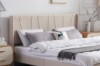 Picture of [FLOOR MODEL CLEARANCE] ALASKA Fabric Bed Frame (Beige) - Queen Size