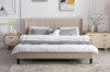 Picture of [FLOOR MODEL CLEARANCE] ALASKA Fabric Bed Frame (Beige) - Queen Size
