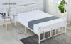 Picture of [FLOOR MODEL CLEARANCE]  FLEMINGTON Steel Frame Bed Frame (White) - Queen