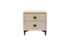 Picture of [FLOOR MODEL CLEARANCE] ALANYA 2-Drawer Bedside Table (Champagne)