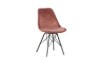 Picture of [FLOOR MODEL CLEARANCE] GAZEL Velvet Dining Chair - Yellow
