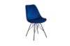 Picture of [FLOOR MODEL CLEARANCE] GAZEL Velvet Dining Chair - Yellow