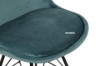 Picture of [FLOOR MODEL CLEARANCE] GAZEL Velvet Dining Chair - Yellow