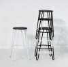 Picture of [FLOOR MODEL CLEARANCE]COOPER Bar Stool with Elm Seat
