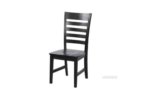 Picture of [FLOOR MODEL CLEARANCE] CAROL Solid Acacia Dining Chair *Black