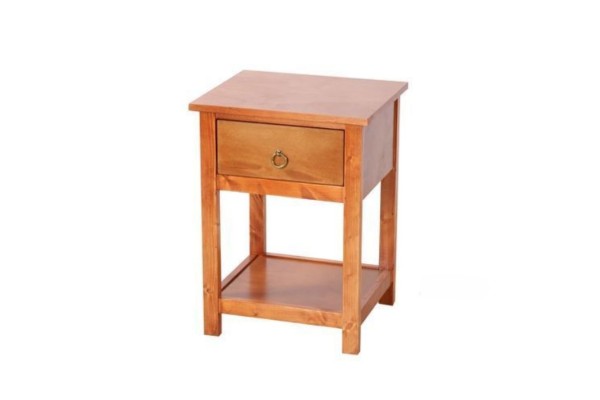 Picture of [FLOOR MODEL CLEARANCE] METRO 1-Drawer Bedside Table (Caramel)