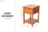 Picture of [FLOOR MODEL CLEARANCE] METRO 1-Drawer Bedside Table (Caramel)