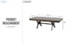 Picture of [FLOOR MODEL CLEARANCE] PERRY 183-228 Extension Dining Table
