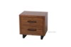 Picture of [FLOOR MODEL CLEARANCE] AURELIUS 2-Drawer Oak Bedside Table