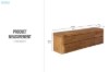 Picture of [FLOOR MODEL CLEARANCE] LUMBER 200 8-Drawer Reclaimed Wood TV Unit