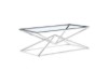 Picture of [FLOOR MODEL CLEARANCE] PYRAMID 120 Stainless Steel Coffee Table (Silver)