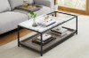 Picture of [FLOOR MODEL CLEARANCE] YUKON Coffee Table with 2 Removable Trays