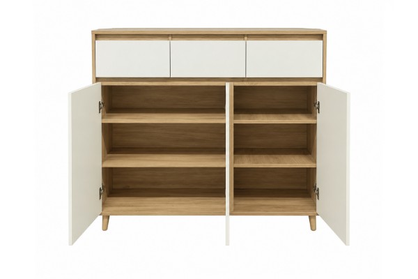 Picture of RENO 3-Drawer 3-Door Shoe Cabinet