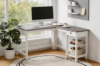 Picture of [FLOOR MODEL CLEARANCE]  TIVON 150 L-shaped Desk with Drawer & Shelves