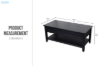 Picture of STORIX 109 Soft Close Lift-Top Coffee Table (Black)