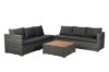 Picture of [FLOOR MODEL CLEARANCE]CONNERY Aluminum Sectional Outdoor Lounge Wicker Sofa Set