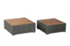 Picture of [FLOOR MODEL CLEARANCE]CONNERY Aluminum Sectional Outdoor Lounge Wicker Sofa Set
