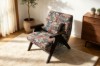 Picture of ARMAN Solid Wood Armchair with Cushion