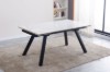 Picture of [FLOOR MODEL CLEARANCE]  DALTON 1.8M-2.4M Extension Matte Sintered Stone Top Dining Table