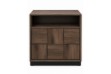 Picture of MERIDIAN 2-Drawer Bedside Table with 3D Panel Design