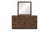 Picture of MERIDIAN 4PC/5PC/6PC Bedroom Combo Set in Queen Size with 3D Panel Design