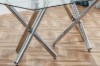 Picture of [FLOOR MODEL CLEARANCE] LUMIX 180 Tempered Glass Top Dining Table