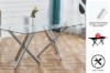 Picture of [FLOOR MODEL CLEARANCE] LUMIX 180 Tempered Glass Top Dining Table