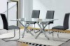 Picture of [FLOOR MODEL CLEARANCE] LUMIX 180 Tempered Glass Top Dining Table