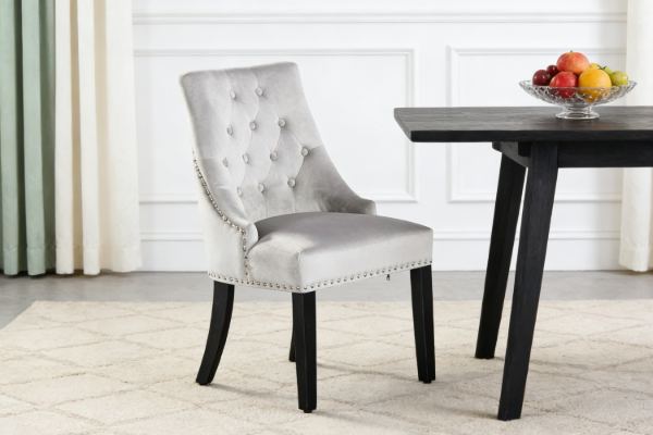 Picture of [FLOOR MODEL CLEARANCE] TOGA High Back Dining Chair (Light Grey)