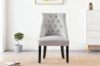 Picture of [FLOOR MODEL CLEARANCE] TOGA High Back Dining Chair (Light Grey)