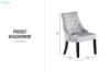 Picture of [FLOOR MODEL CLEARANCE] TOGA High Back Dining Chair (Light Grey)
