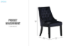 Picture of [FLOOR MODEL CLEARANCE] TOGA High Back Dining Chair (Black)