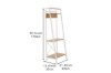 Picture of [FLOOR MODEL CLEARANCE] CITY 177x80cm Angled Storage Rack (White)