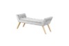 Picture of [FLOOR MODEL CLEARANCE] MILEY Modern Upholstered Bench