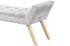 Picture of [FLOOR MODEL CLEARANCE] MILEY Modern Upholstered Bench
