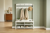 Picture of [FLOOR MODEL CLEARANCE]  ELLIS Hall Tree with Shoe Bench, Coat Rack & Shelves (125x40x175)
