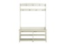 Picture of [FLOOR MODEL CLEARANCE]  ELLIS Hall Tree with Shoe Bench, Coat Rack & Shelves (125x40x175)