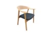 Picture of JULIAN Solid White Oak Frame Armchair - 2 Chairs in 1 Carton