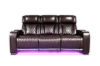 Picture of VOLT Air Leather Dual Motor Power Reclining Sofa Range (Brown) - 3RRC+2RRC+1R Sofa Set
