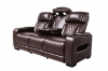 Picture of VOLT Air Leather Dual Motor Power Reclining Sofa Range (Brown) - 3RRC+2RRC+1R Sofa Set